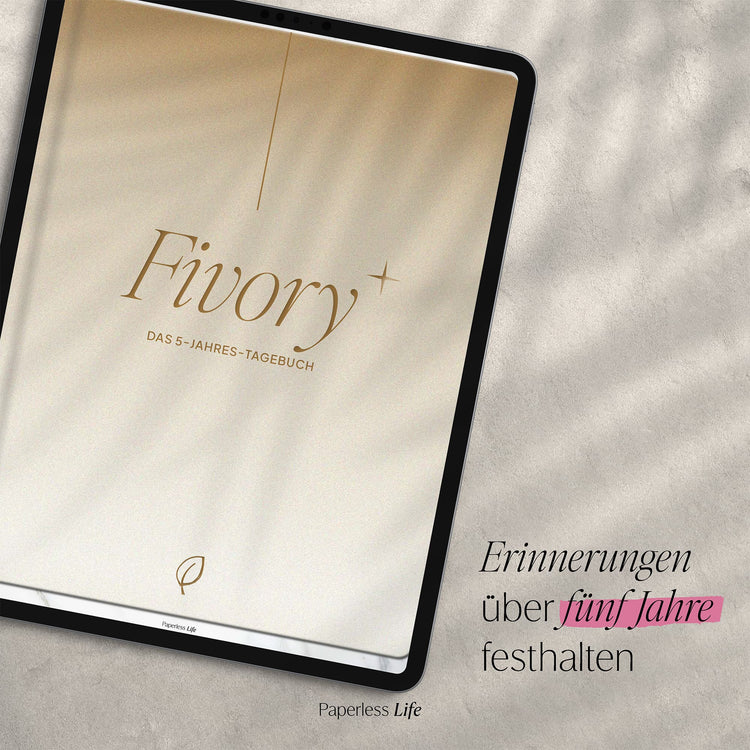 Fivory – Das 5-Jahres-Tagebuch | Undatiert