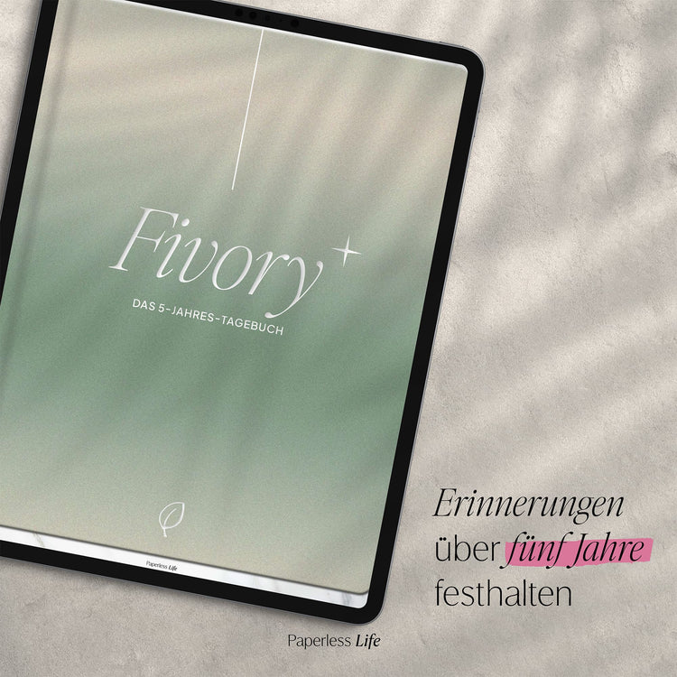 Fivory – Das 5-Jahres-Tagebuch | 2026-2030