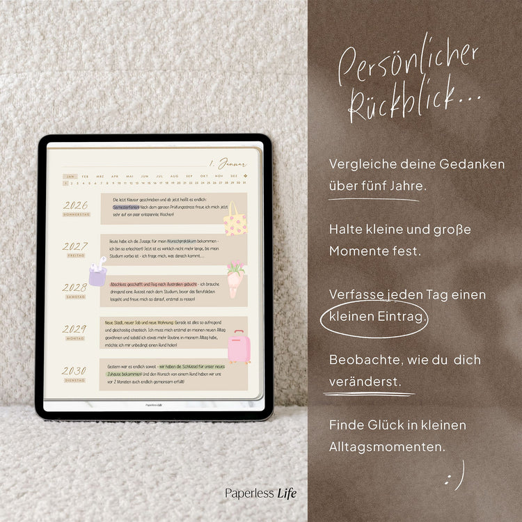 Fivory – Das 5-Jahres-Tagebuch | 2026-2030