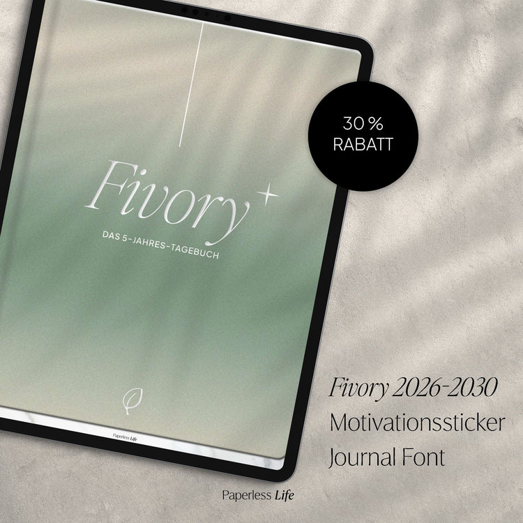 Fivory Bundle – Das 5-Jahres-Tagebuch | 2026-2030