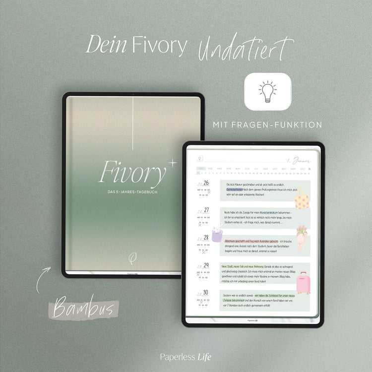 Fivory – Das 5-Jahres-Tagebuch | Undatiert