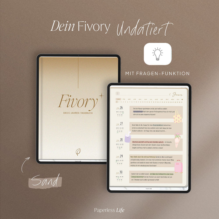 Fivory – Das 5-Jahres-Tagebuch | Undatiert