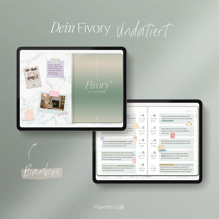 Fivory – Das 5-Jahres-Tagebuch | Undatiert