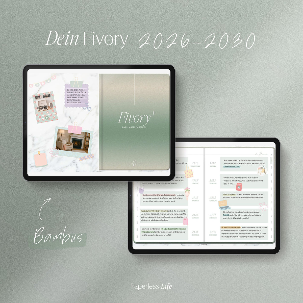 Fivory – Das 5-Jahres-Tagebuch | 2026-2030