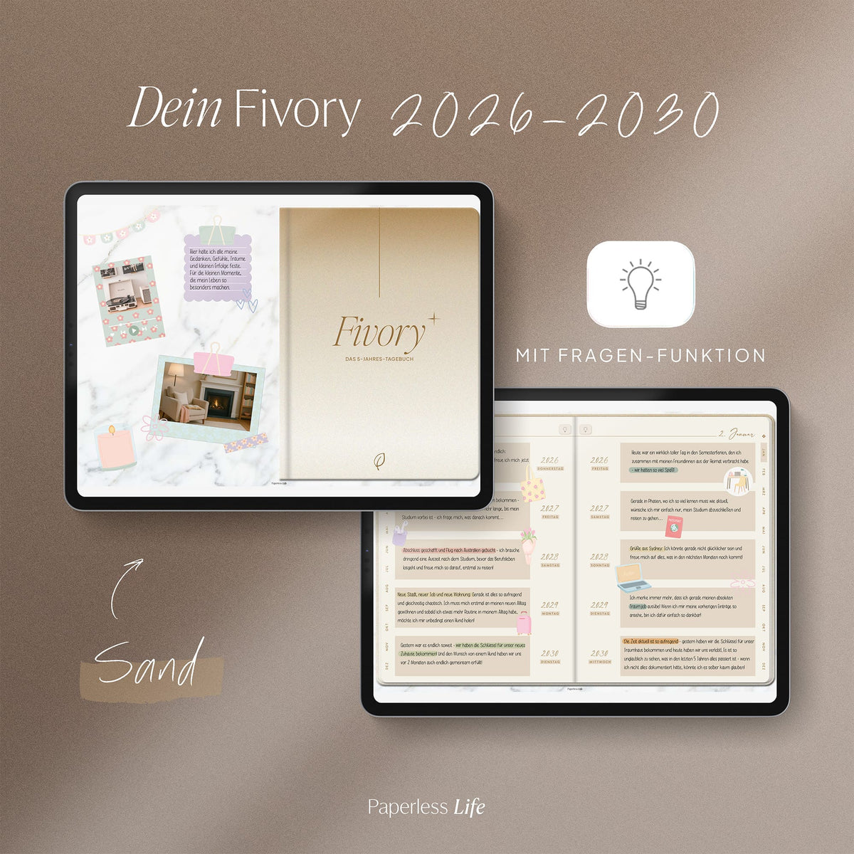 Fivory – Das 5-Jahres-Tagebuch | 2026-2030