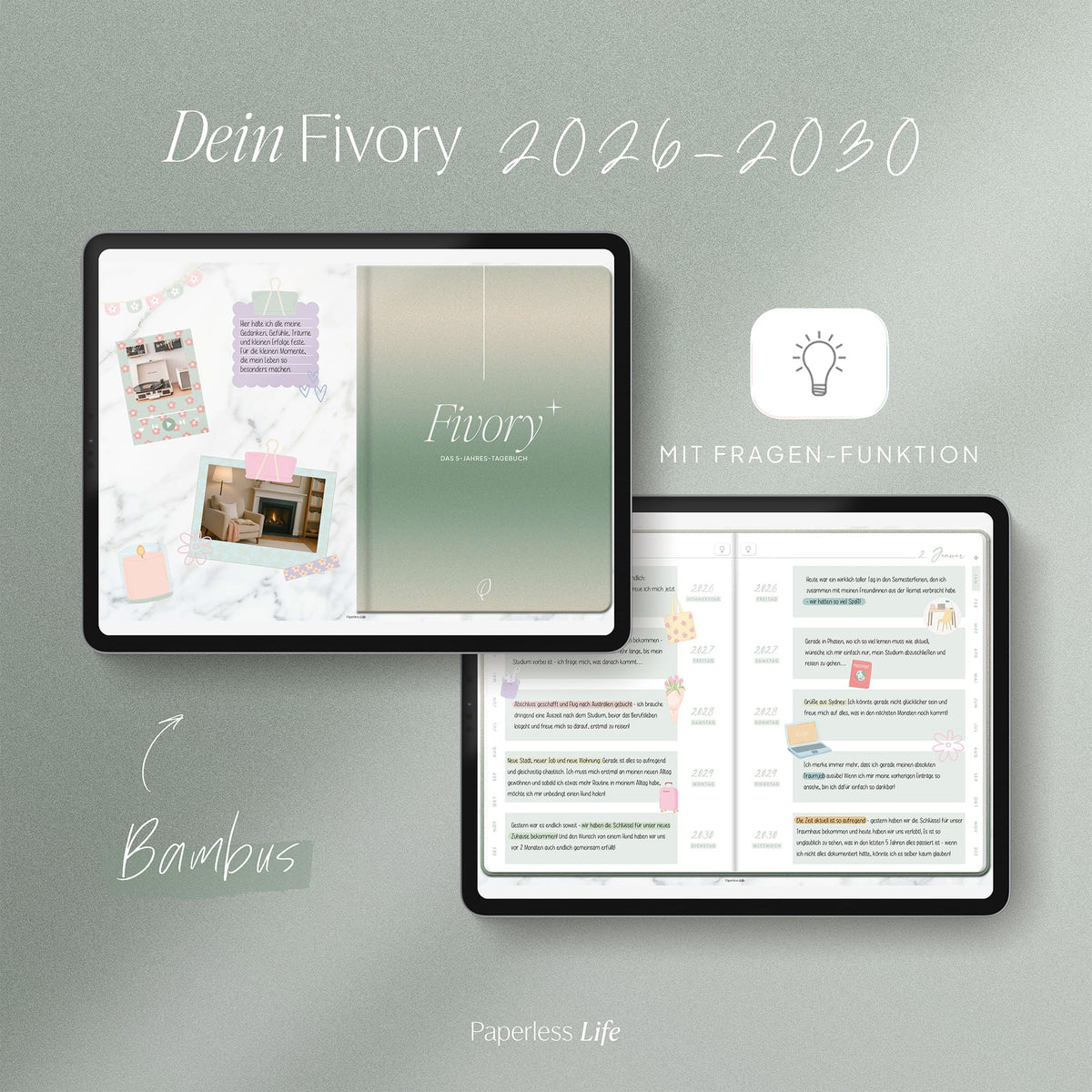 Fivory – Das 5-Jahres-Tagebuch | 2026-2030