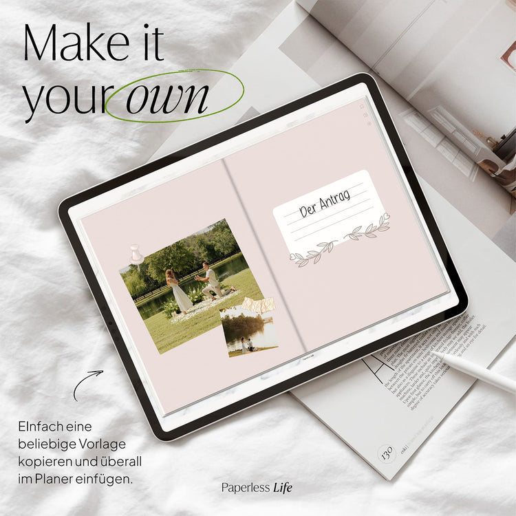 Digitales Fotoalbum | Hochzeit – Selbst gestalten