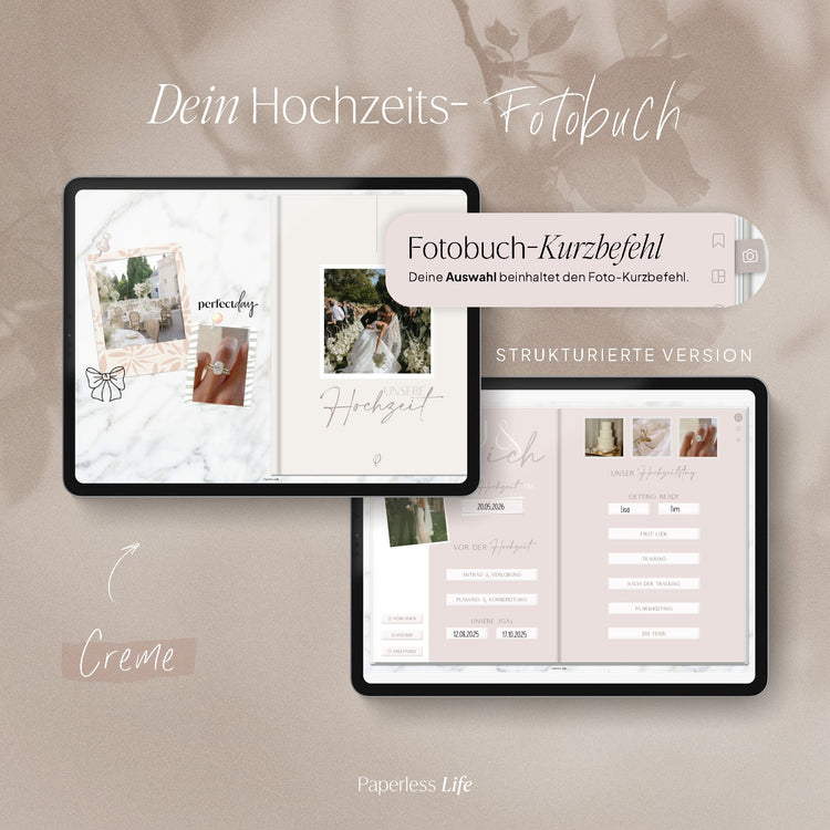 Digitales Fotoalbum | Hochzeit – Selbst gestalten