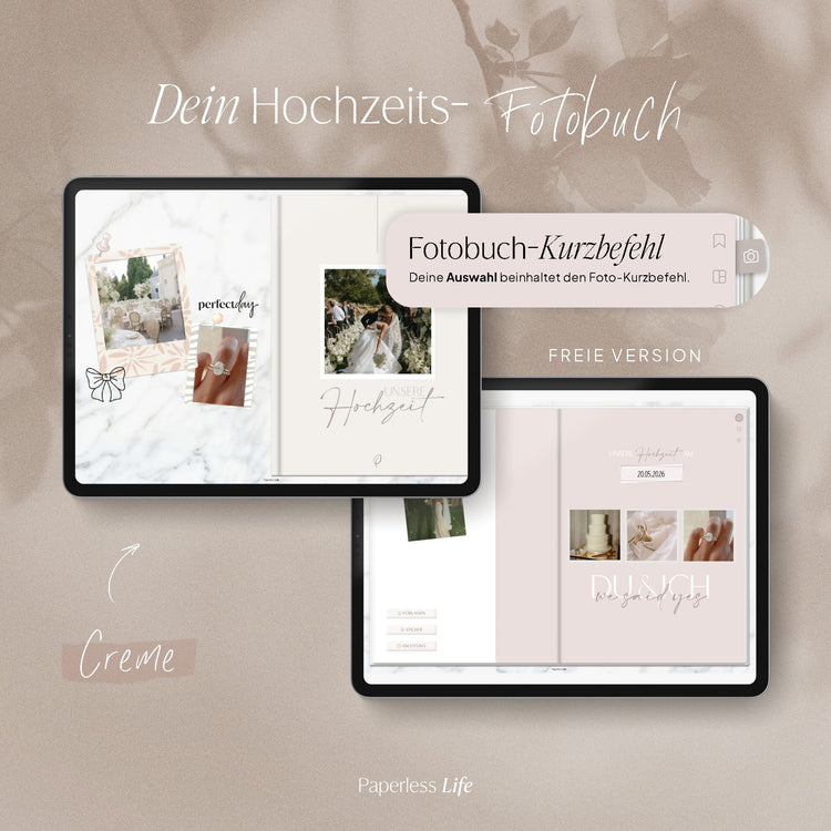 Digitales Fotoalbum | Hochzeit – Selbst gestalten
