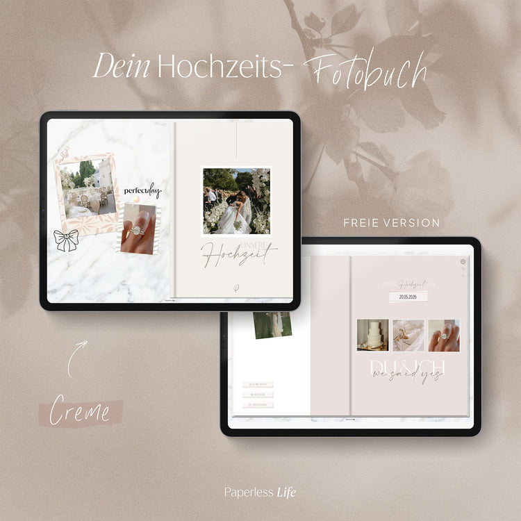 Digitales Fotoalbum | Hochzeit – Selbst gestalten