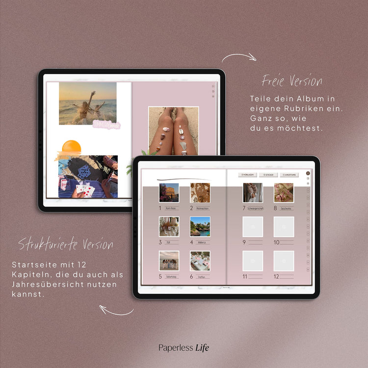 Digitales Fotoalbum | Jahresbuch | Themenalbum