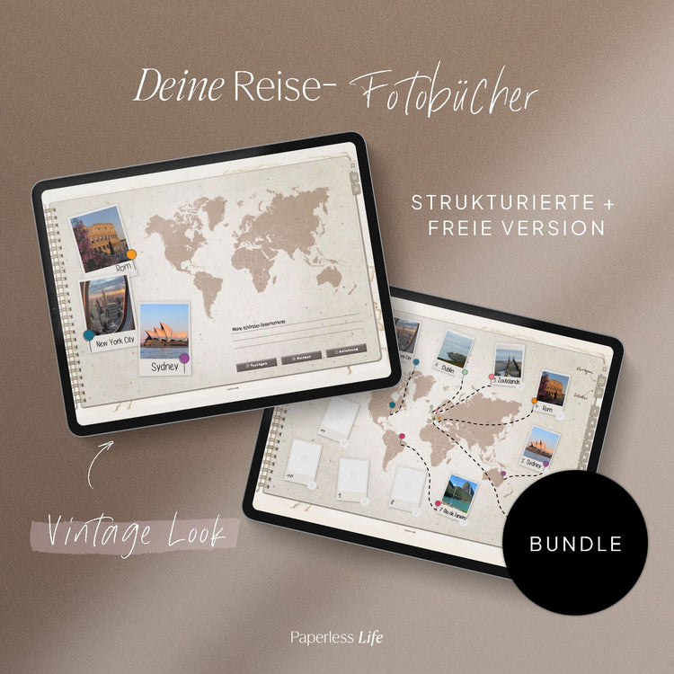 Digitales Fotoalbum | Reisen - Vintage Edition