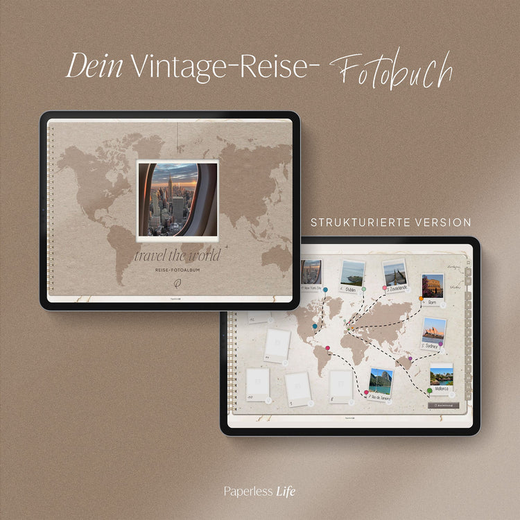 Digitales Fotoalbum | Reisen - Vintage Edition
