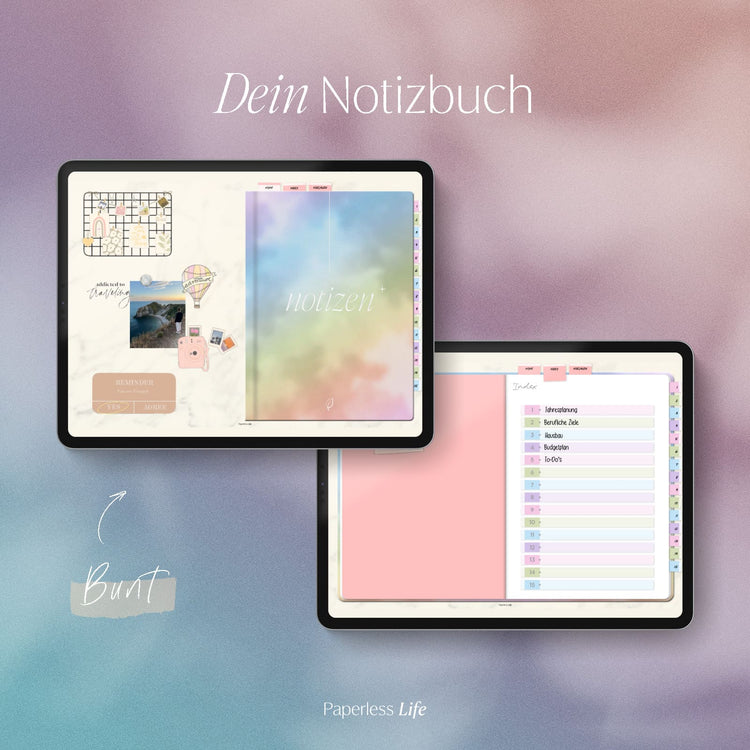 Digitales Notizbuch - 15 Reiter | Passend zum Gamechanger 2026