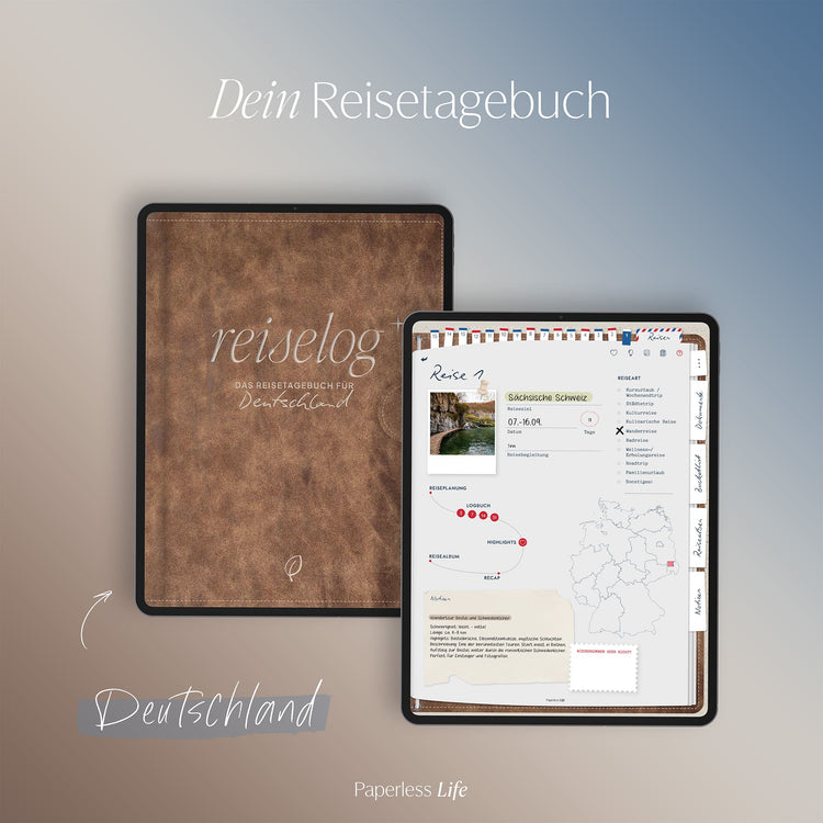 Reiselog | Das Reisetagebuch für Deutschland