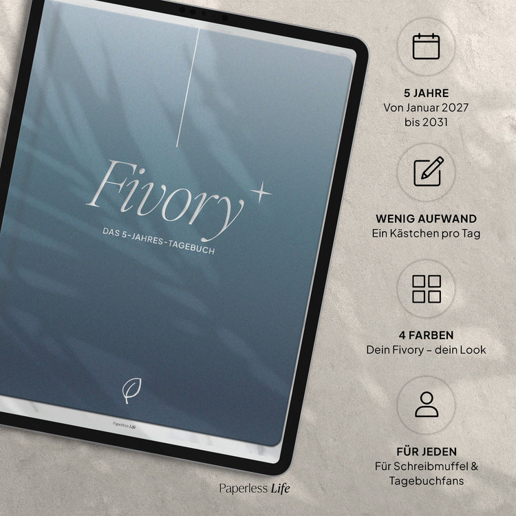 Fivory – Das 5-Jahres-Tagebuch | 2027-2031