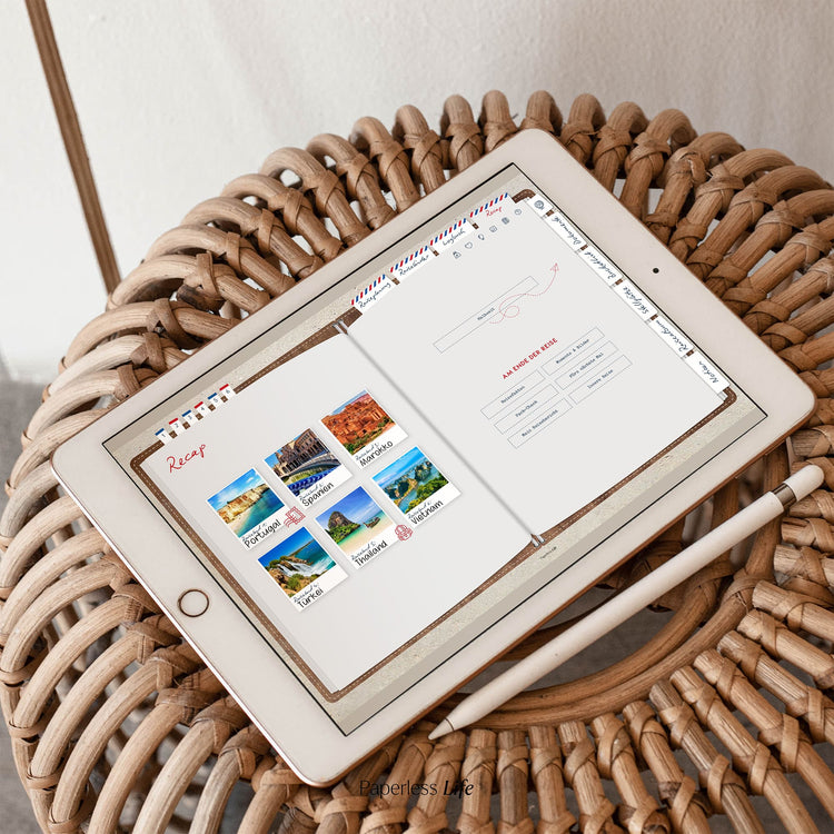 Das Weltreisetagebuch | Für 6 Monate oder 365 Tage