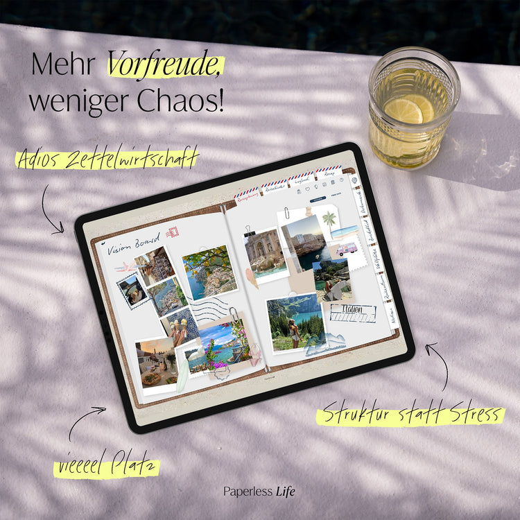 Das Weltreisetagebuch | Für 6 Monate oder 365 Tage