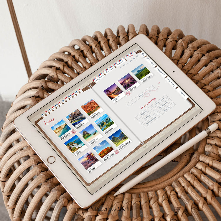 Das Weltreisetagebuch | Für 6 Monate oder 365 Tage