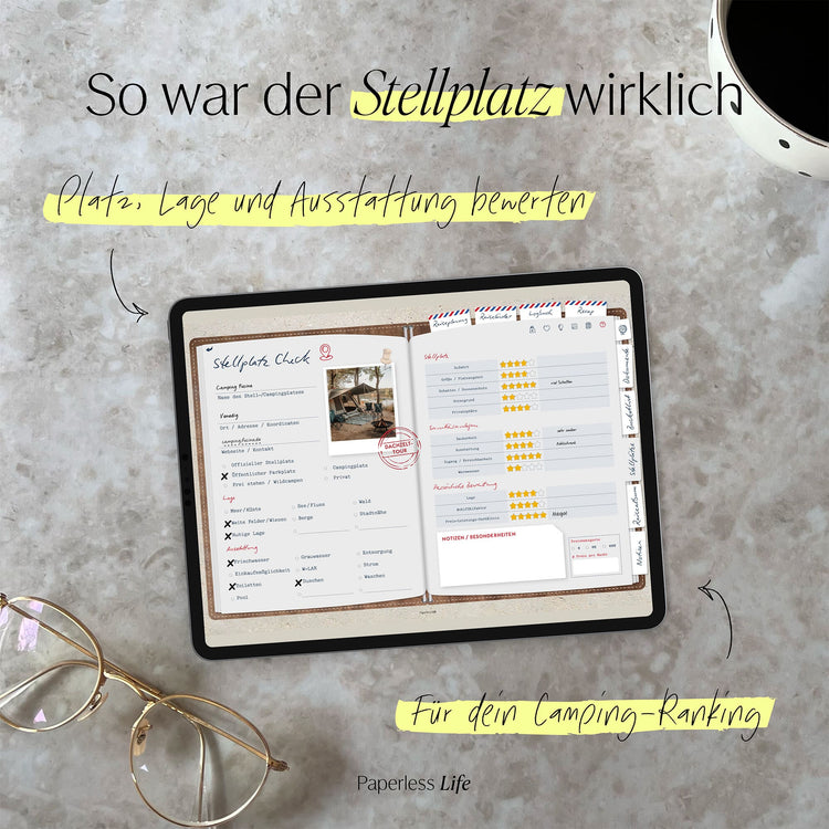 Das Weltreisetagebuch | Für 6 Monate oder 365 Tage