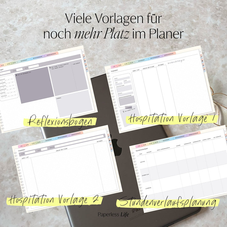 Digitales Notizbuch für Hospitationen