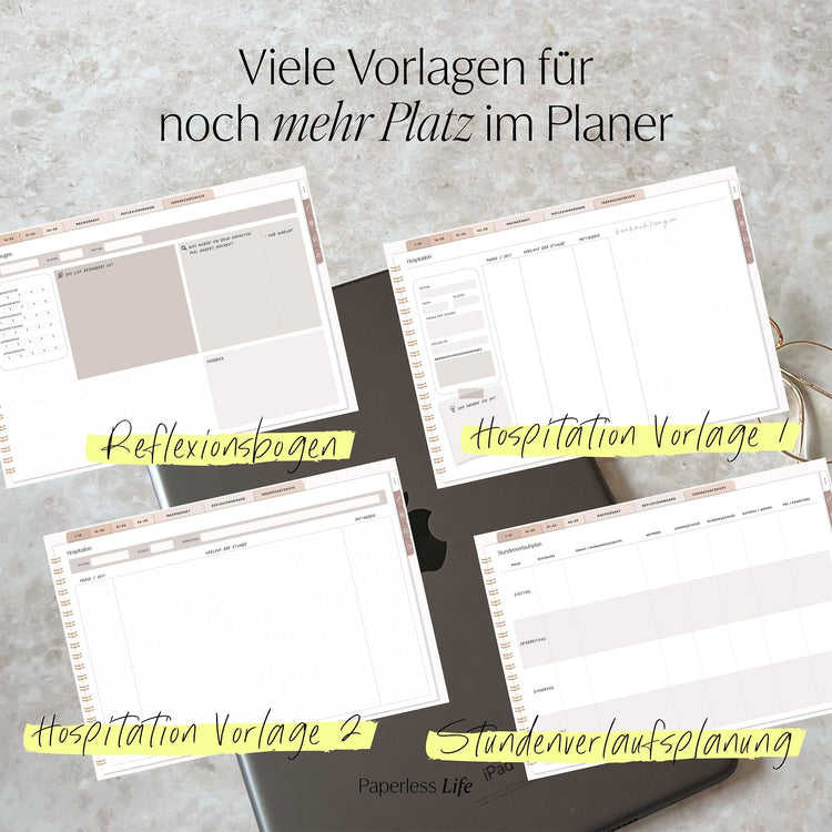 Digitales Notizbuch für Hospitationen