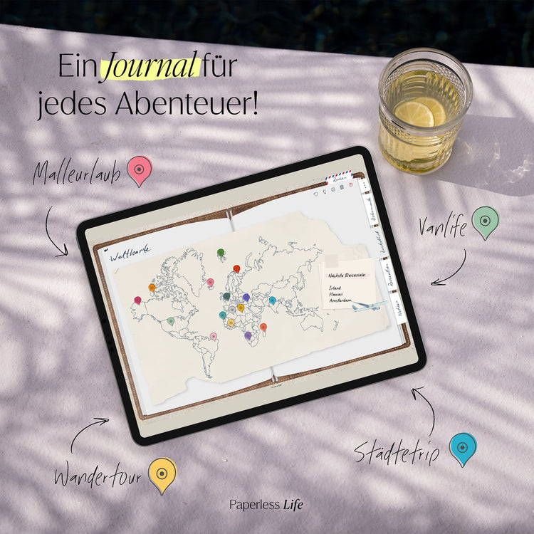 Digitale Reisetagebücher