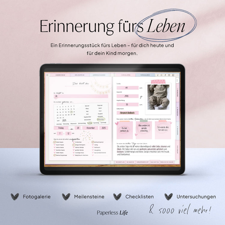 Digitales Schwangerschaftstagebuch