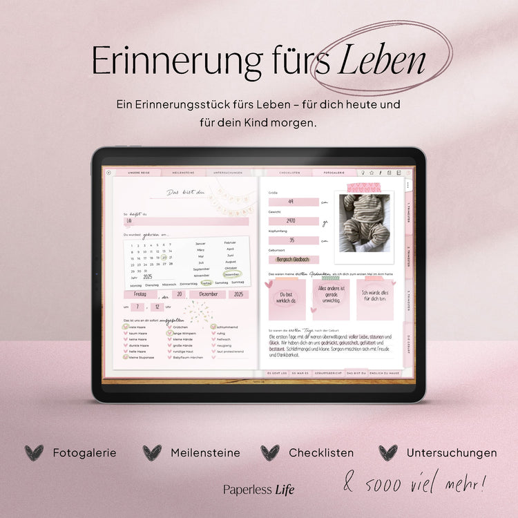 Digitales Schwangerschaftstagebuch