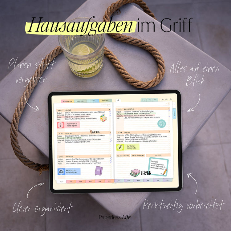 Digitales Hausaufgabenheft 2025/26