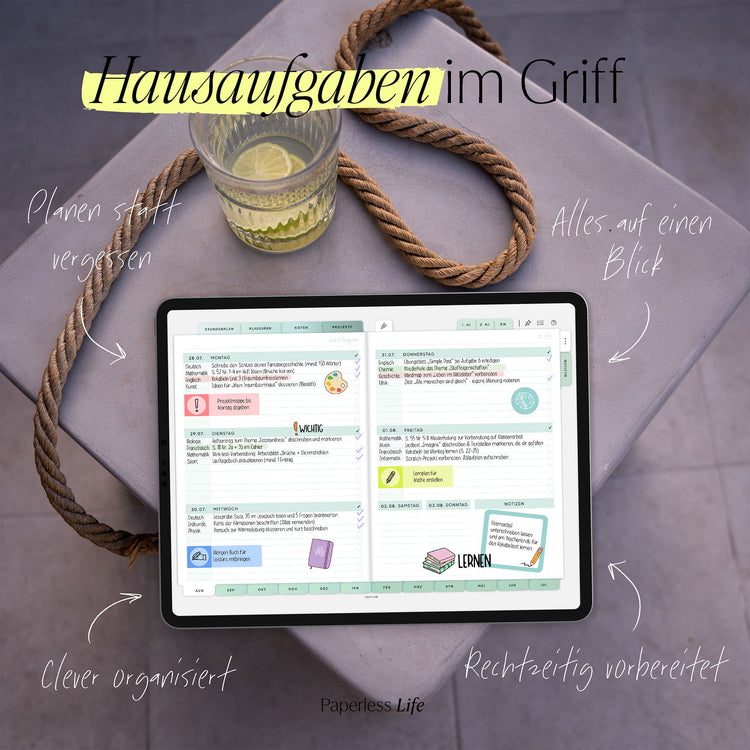 Digitales Hausaufgabenheft 2025/26