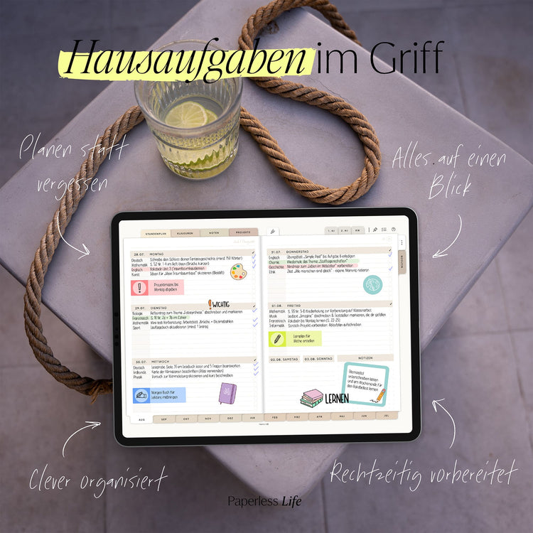Digitales Hausaufgabenheft 2025/26