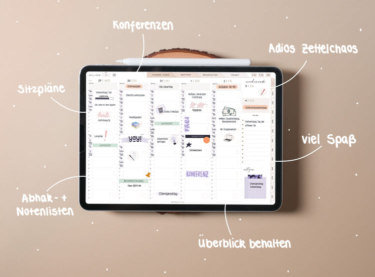 Digitaler Lehrerkalender 24/25 "Der Gamechanger" - für GoodNotes & Co.