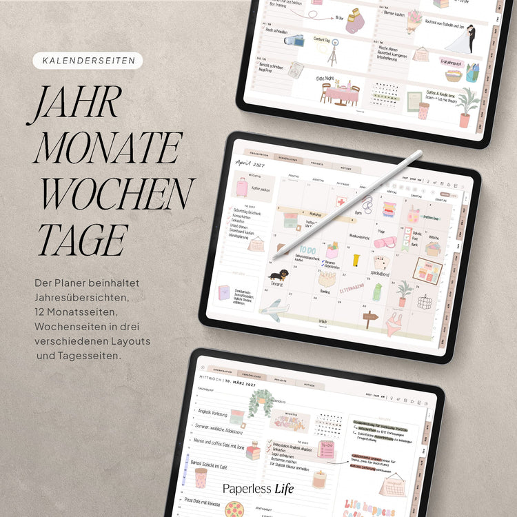 Digitaler Planer 2027 | Der Gamechanger