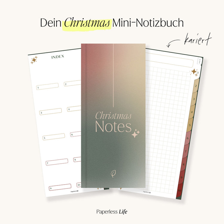 Digitales Christmas Notizbuch für den Split View | Optimiert für Goodnotes