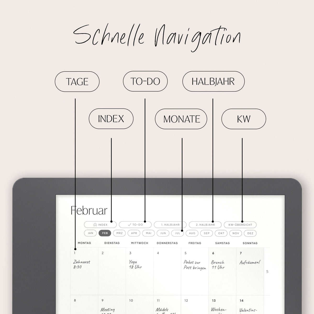 Digital diary for ReMarkable 2