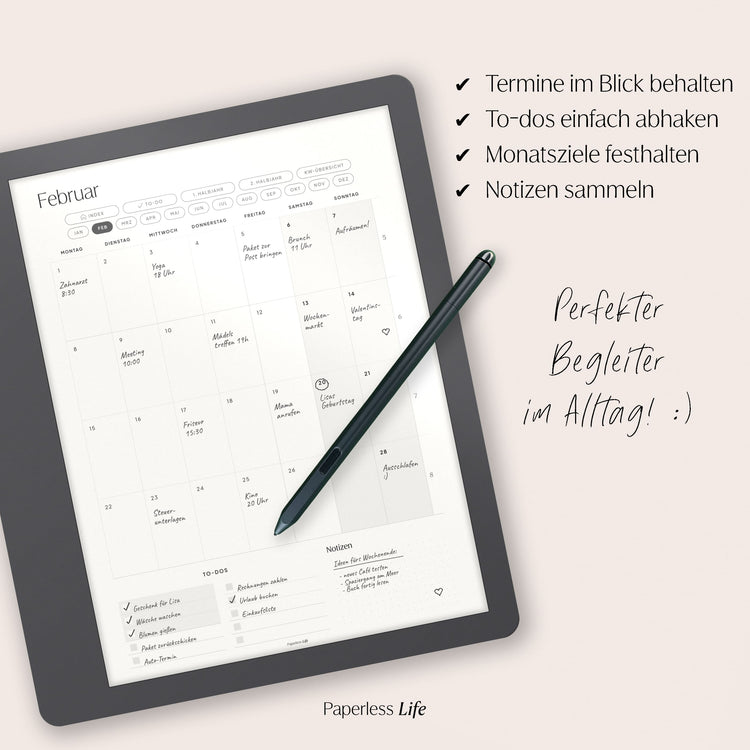Digital diary for ReMarkable 2