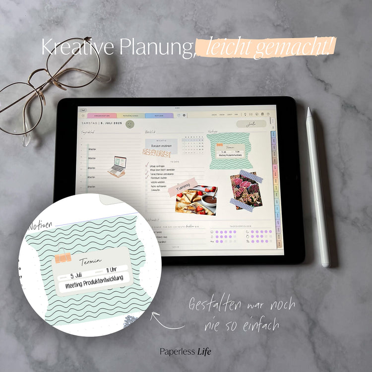 Color Changing Goodnotes Sticker | Klebestreifen