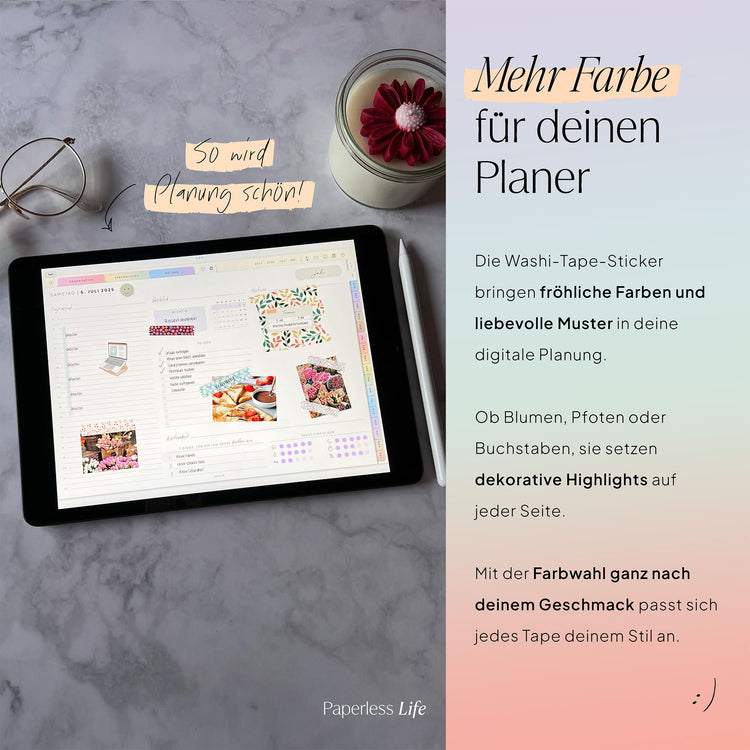 Color Changing Goodnotes Sticker | Klebestreifen