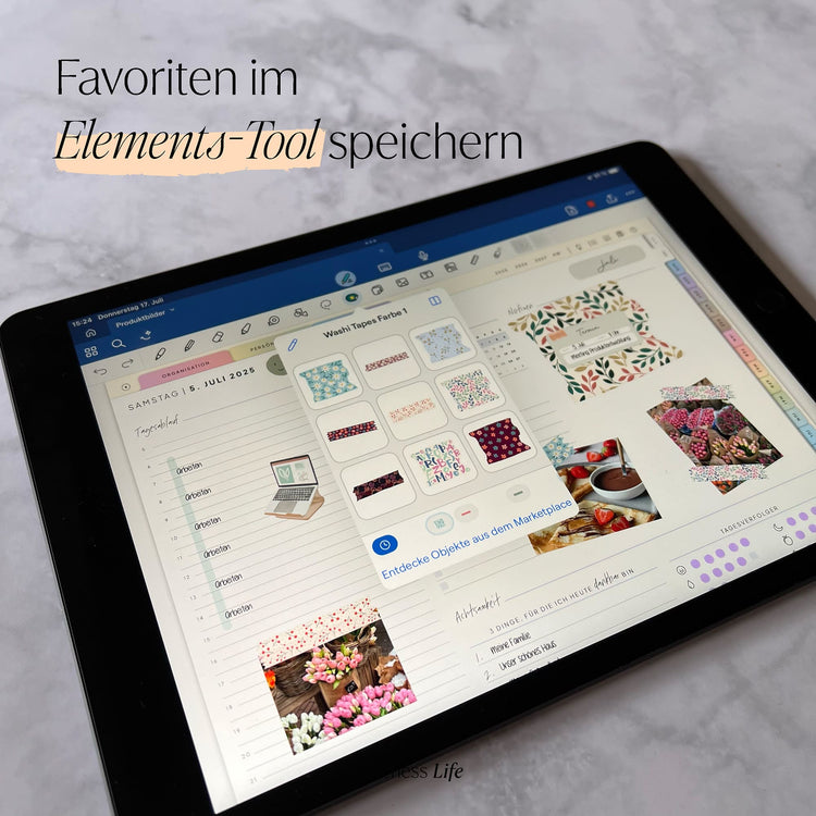 Color Changing Goodnotes Sticker | Klebestreifen