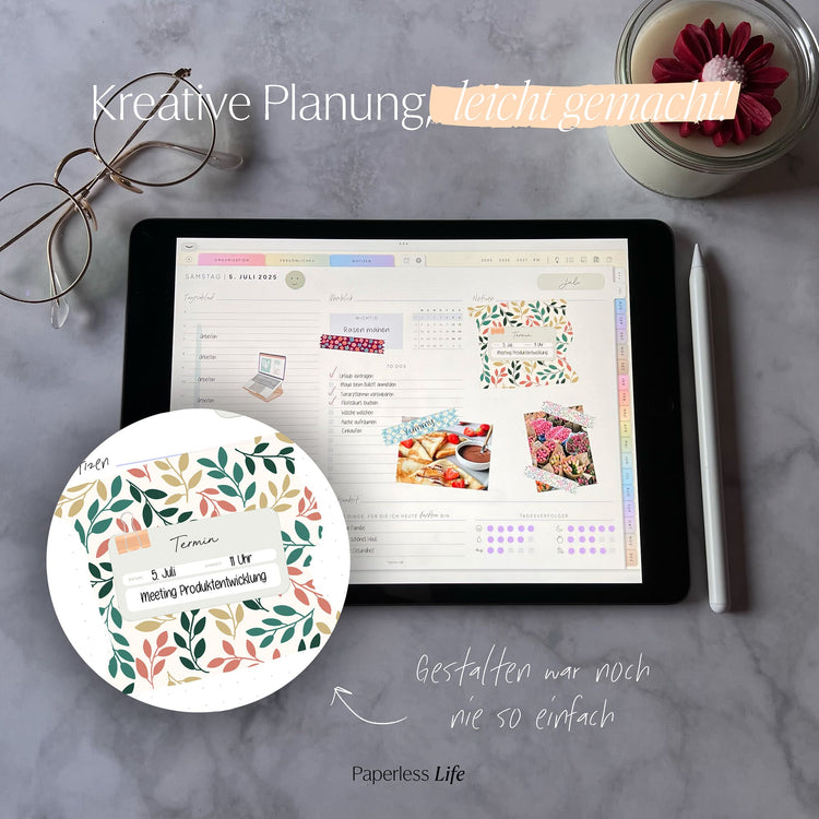 Color Changing Goodnotes Sticker | Klebestreifen