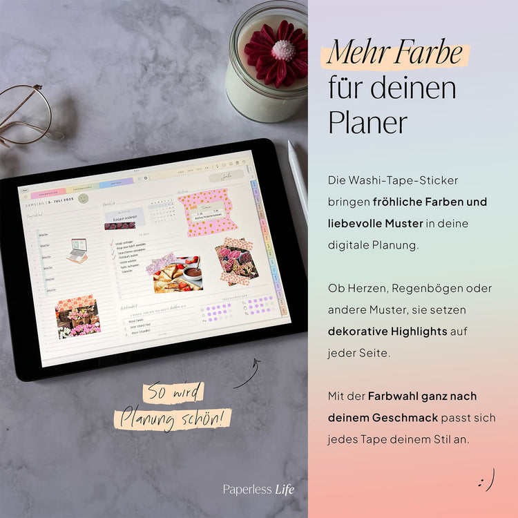 Color Changing Goodnotes Sticker | Klebestreifen