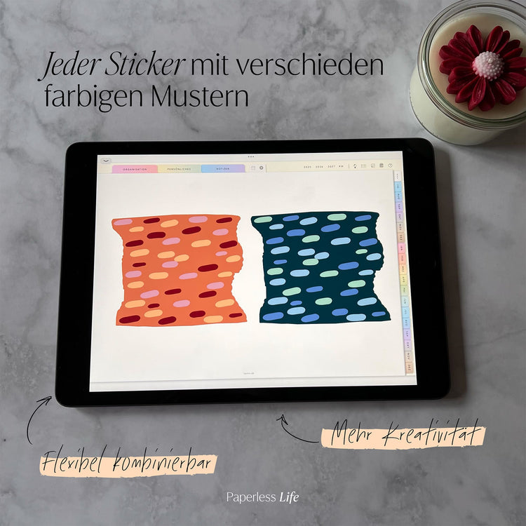Color Changing Goodnotes Sticker | Klebestreifen