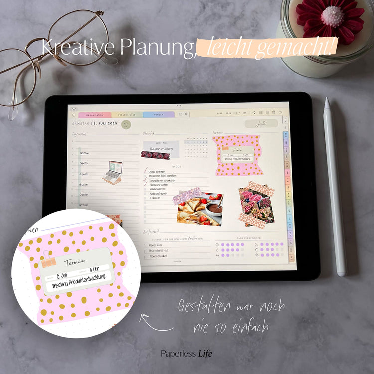 Color Changing Goodnotes Sticker | Klebestreifen