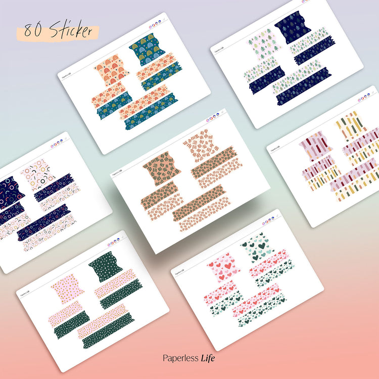 Color Changing Goodnotes Sticker | Klebestreifen