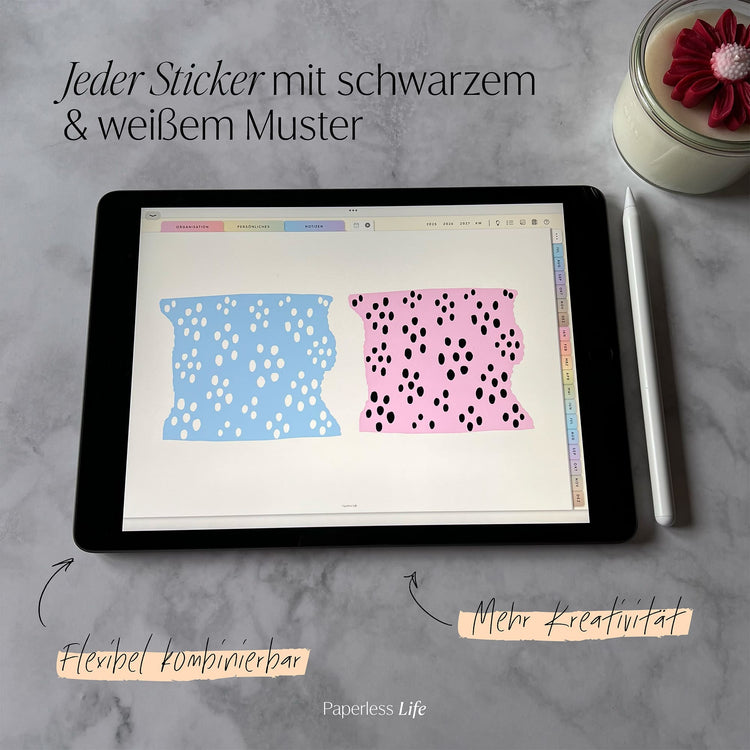 Color Changing Goodnotes Sticker | Klebestreifen