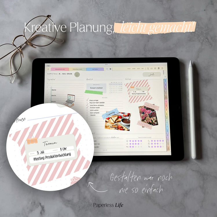 Color Changing Goodnotes Sticker | Klebestreifen