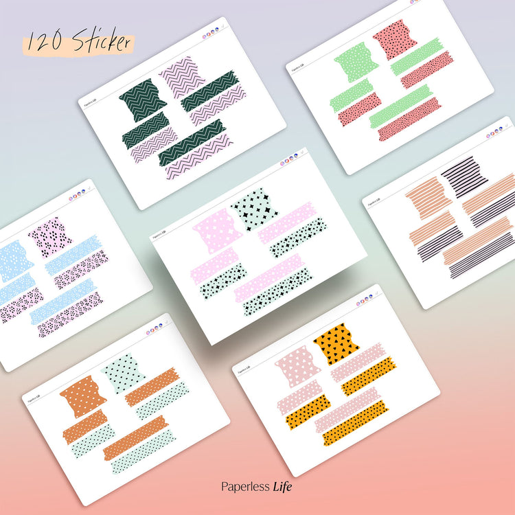 Color Changing Goodnotes Sticker | Klebestreifen