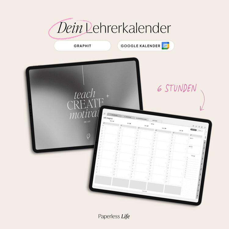 Digital Teacher Calendar Primary School 25/26 "The Gamechanger"