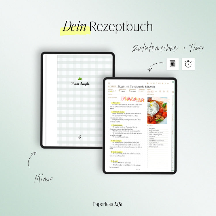 Digitales Rezeptbuch